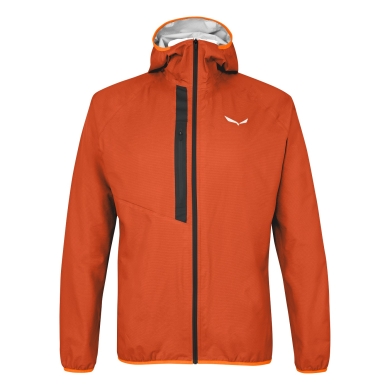 Salewa Functional Jacket Puez Light Powertex (waterproof & windproof) red-orange Men